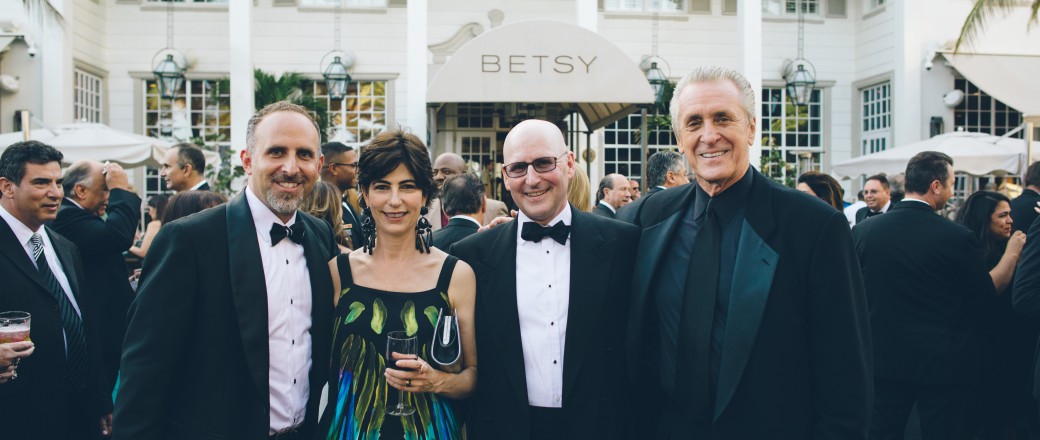 People gathered for Heat gala event
